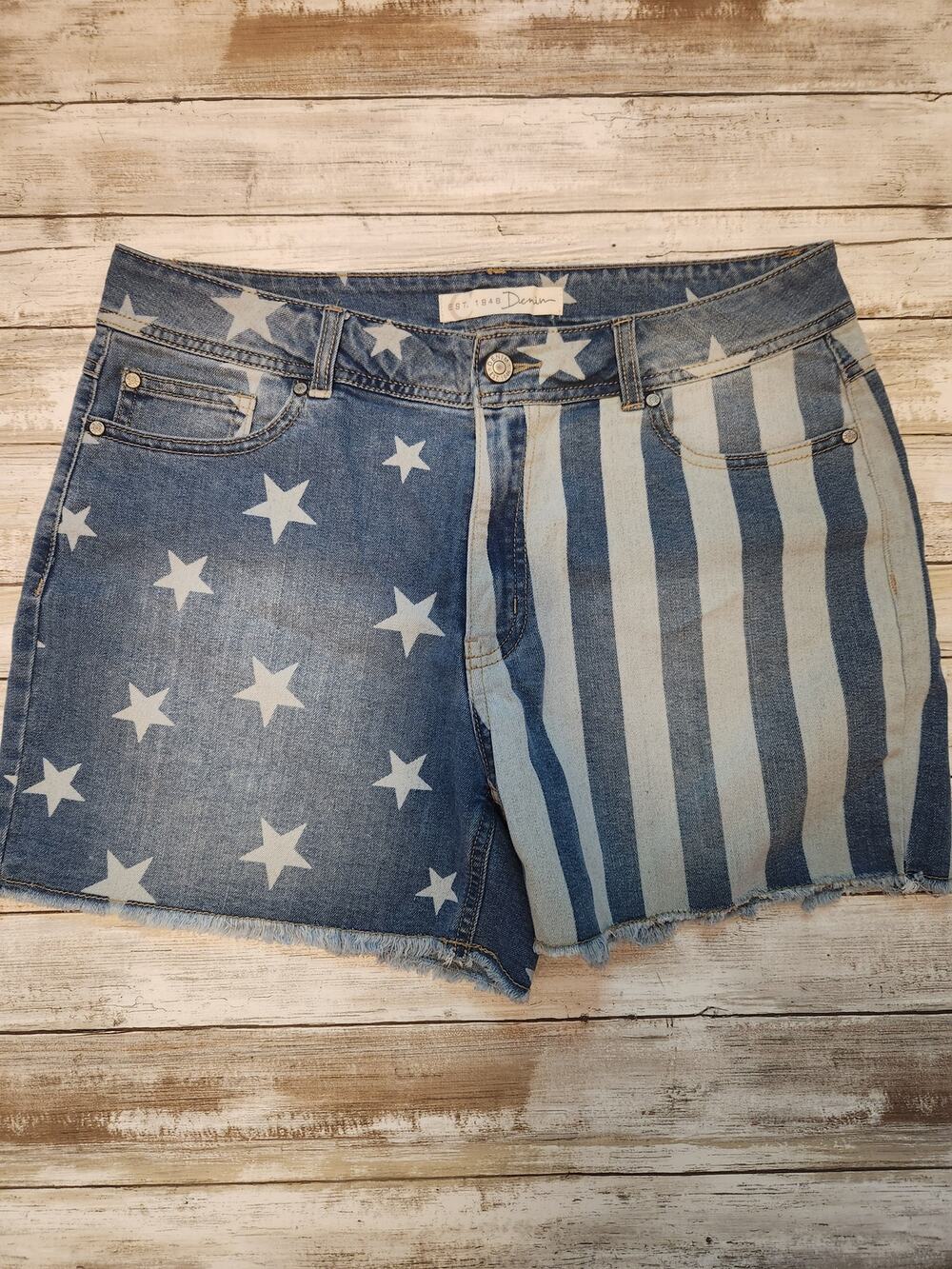 Stars and Stripes Denim Jeans Cato Brand